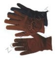 Náhled obrázku Jezdecké rukavice jemný úplet a prací kůží v dlaních