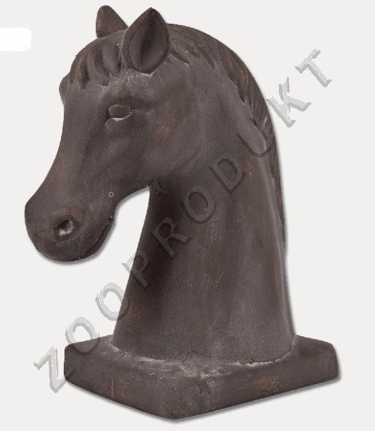 Velký obrázek Socha hlava koně dekorace vyrobená z keramiky