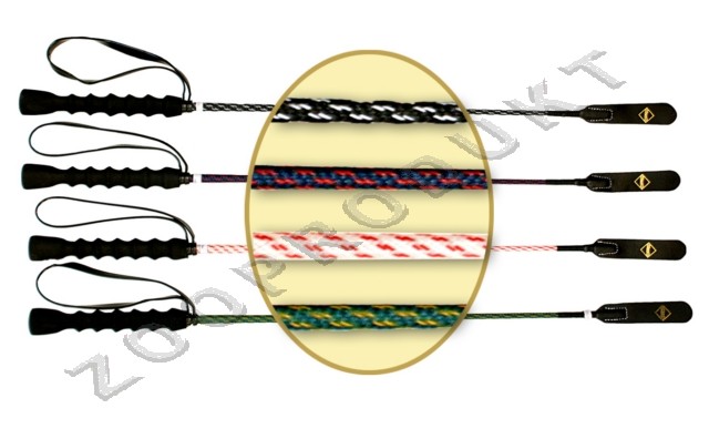 Obrázky ke zboží: Bičík Daslö bicolour s tvarovanou rukojetí a poutkem