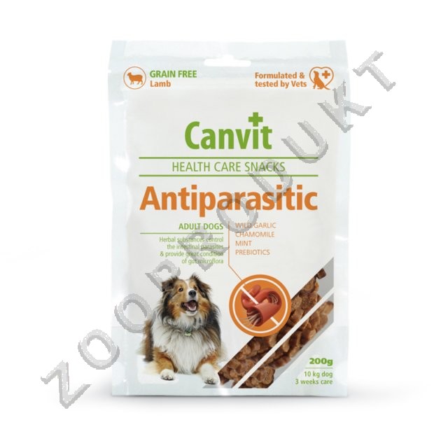 Obrázky ke zboží: Canvit Anti parasite snack pro psy 200gr