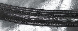 Velký obrázek Uzdečka kůže imitace hadí kůže s otěžemi
