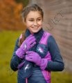 Obrázky ke zboží: Šála dívčí Unicorn flaušová výšivkou jednorožce