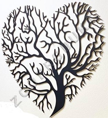 Velký obrázek Dekorace dřevěná na zeď různý motiv strom nebo mandala